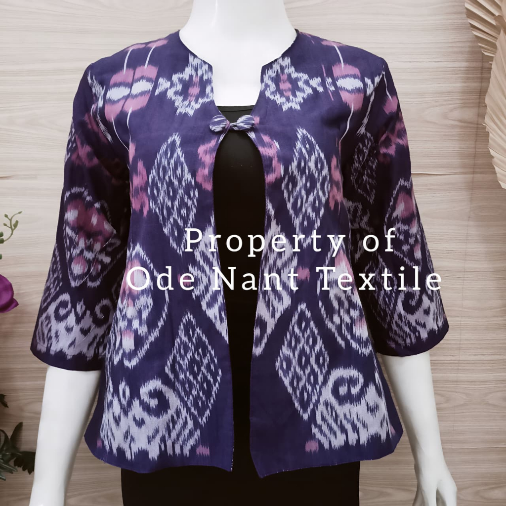 ผู้หญิง OFFICE WOVEN ENDEK TOP BLAZER / ผู้หญิง ENDEK BLAZER / ผู้หญิง OFFICE ENDEK CLOTHES - RIA