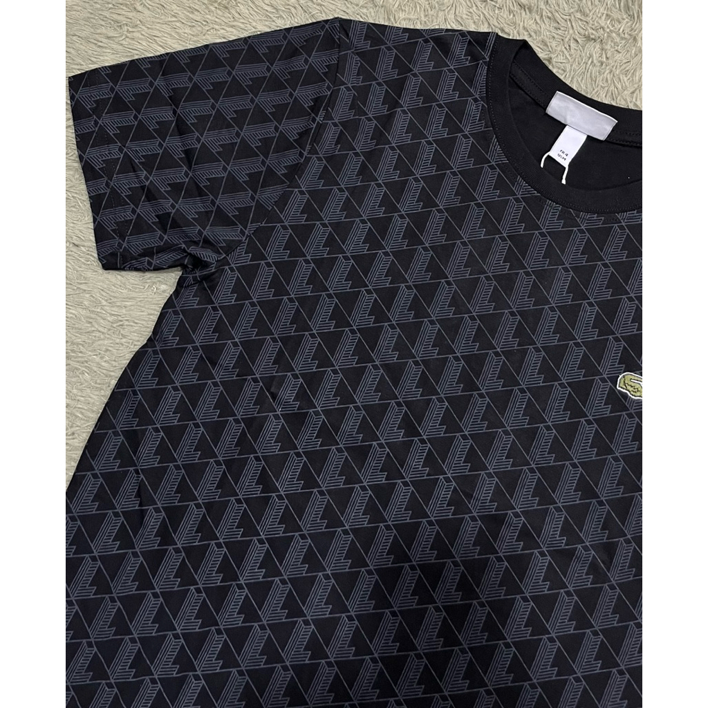 LCST เสื้อยืดปักแบรนด์พรีเมี่ยมพิมพ์ลายเต็มตัว