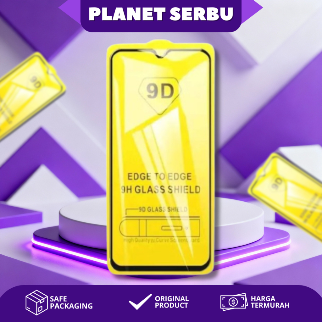 LAYAR TG กระจกนิรภัย Anti-Scratch Full Glass Screen Protector 9D Oppo A1k/A15/A15s/A16/A16k/A16E/A17