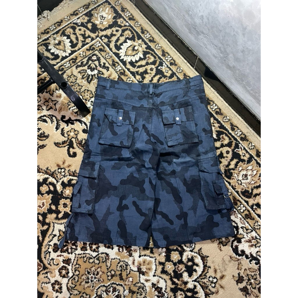 กางเกง Jorts cargo camo