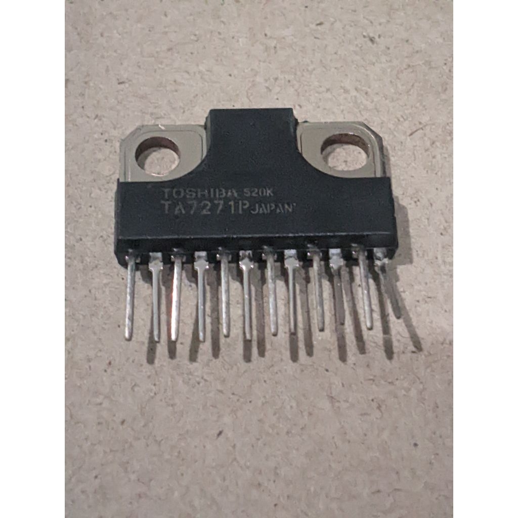 TA7271 TOSHIBA Dual Audio Power Amplifier BTL 19WATT SIP-12PIN