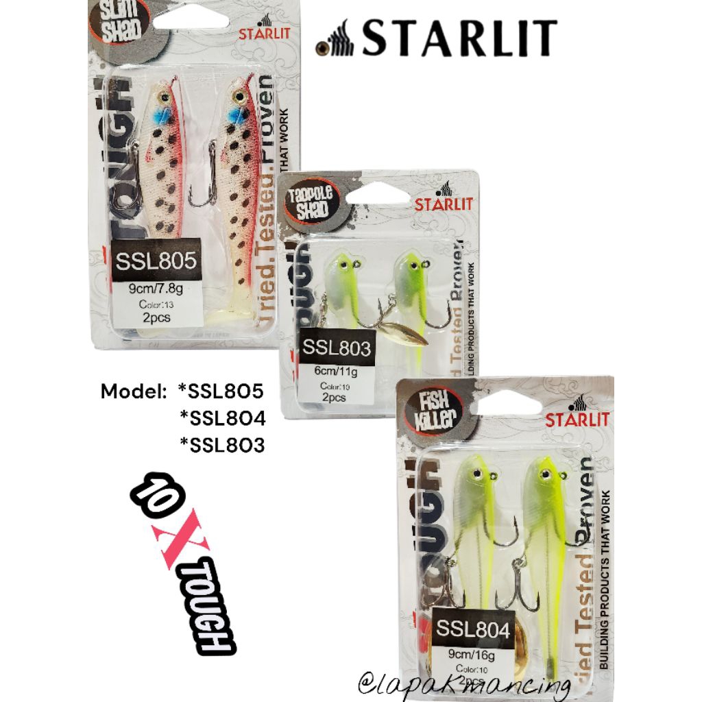 STARLIT Soft Lure 804 10x Tough-Fish Killer