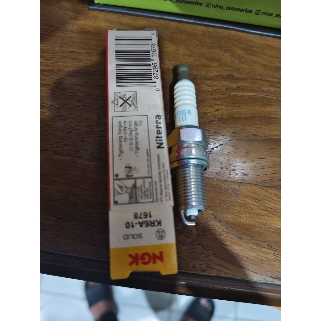 หัวเทียน NGK KR6A10 ราคาต่อชิ้น