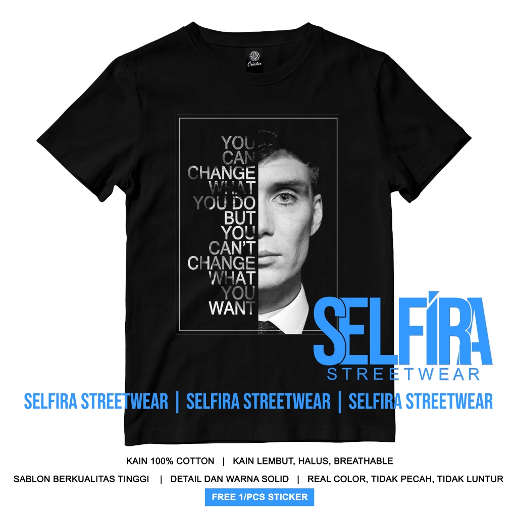 เสื้อยืด Thomas Shelby - ฟรีสติ๊กเกอร์