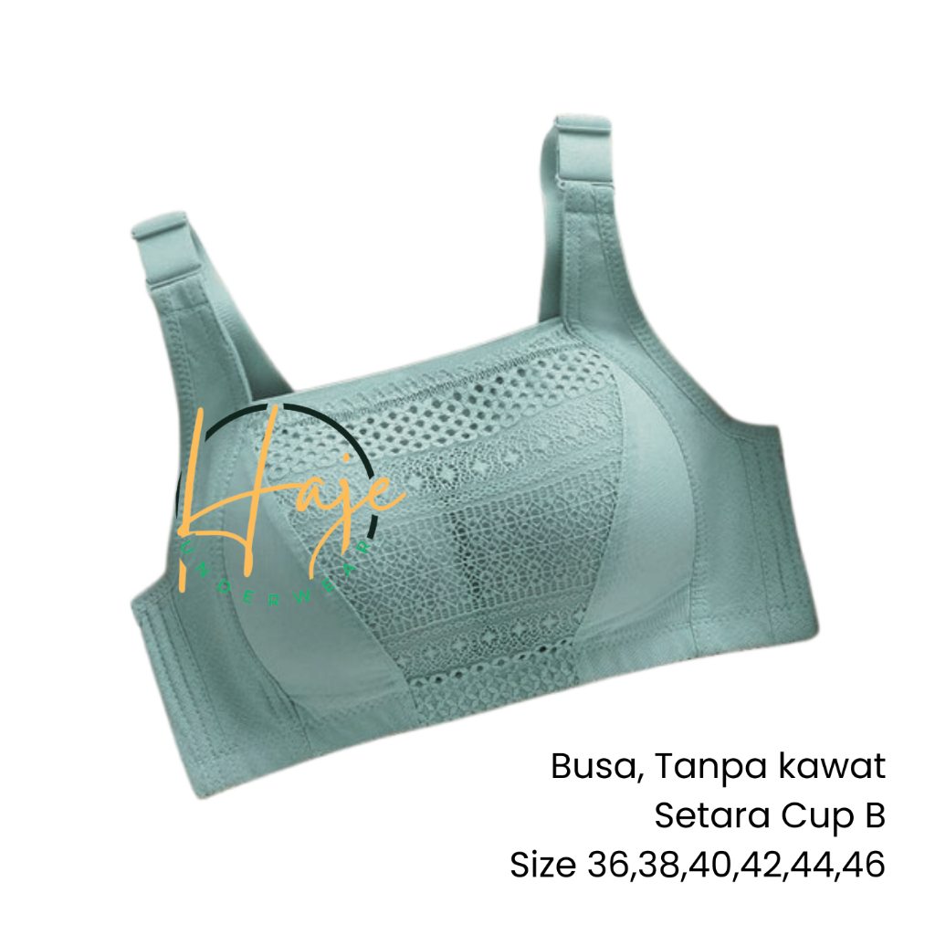 Bra BH Kemben Fashion Bra Foam No Wire Cup B Size 36 - 46