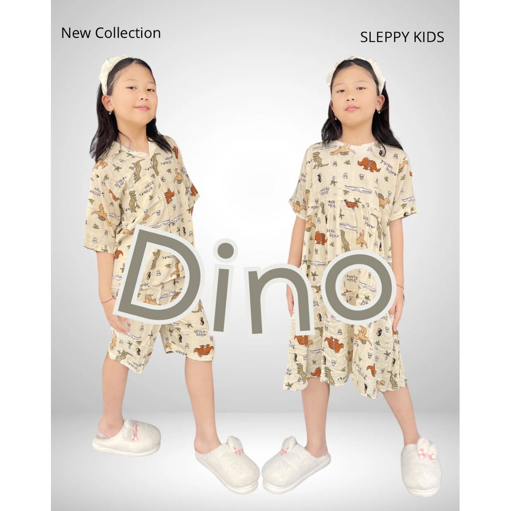 [SLEEP KIDS] DINO SERIES - CHILDRENS PAJAMAS & DRESS