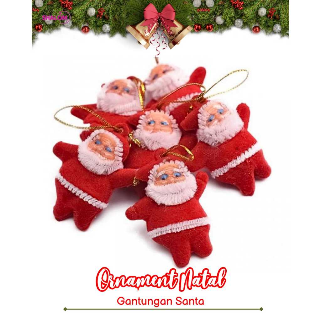 GUNDAN CHRISTMAS ORNAMENTS/SANTA HANGERS/CHRISTMAS ORNAMENTS EMP SANTA NTL2