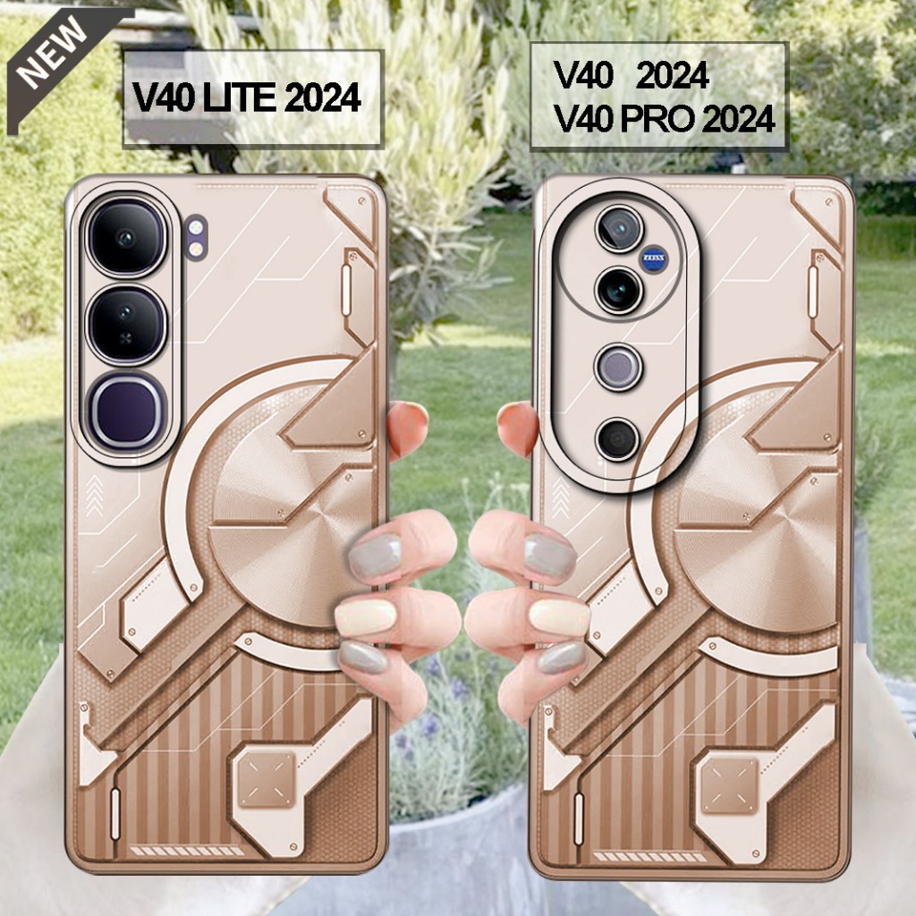 เคส VIVO V40 _เคส VIVO V40 PRO และเคส VIVO V40 LITE - เคสซิลิโคนสีดําสุดเท่ ยืดหยุ่น ใส