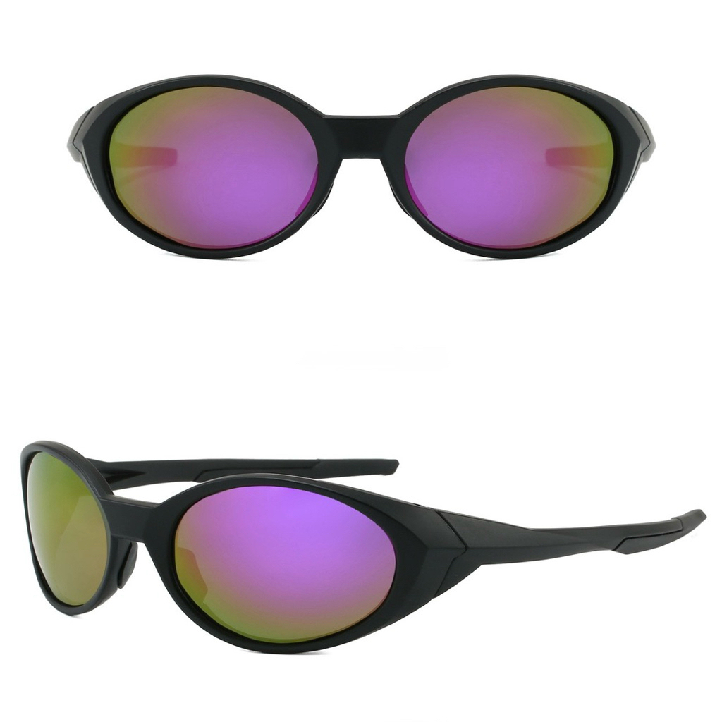 Redux สีดําสีม่วงเลนส์ Running Eye Jacket แว่นตากีฬาสําหรับกิจกรรมกลางแจ้งและกีฬา
