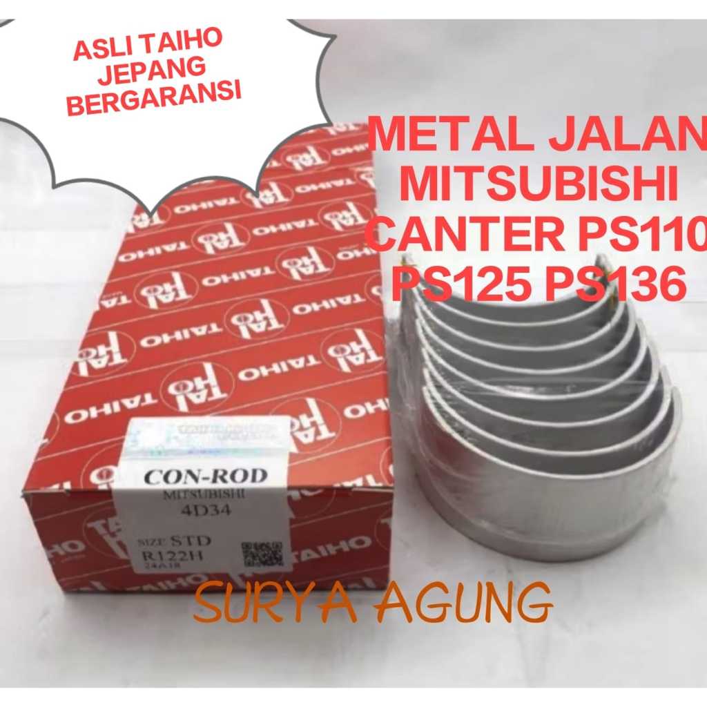 METAL ROAD R122 MITSUBISHI CANTER PS110 / PS 125 TURBO 4D34 OVERSIZE STD-1.00 ORIGINAL JAPANESE TAIH