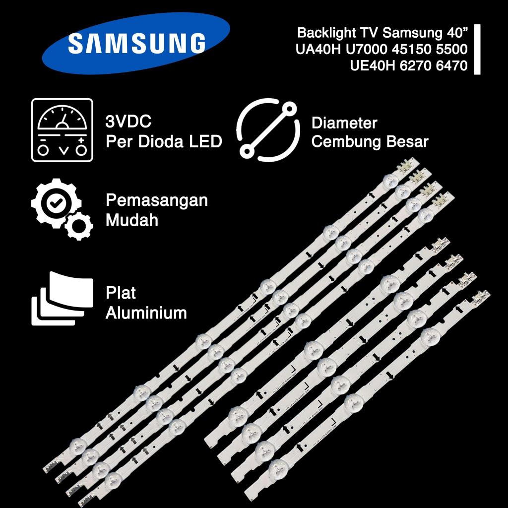 Samsung ไฟแบ็คไลท์ทีวี 40 นิ้ว UA40H U7000 45150 5500 UE40H 6270 6470