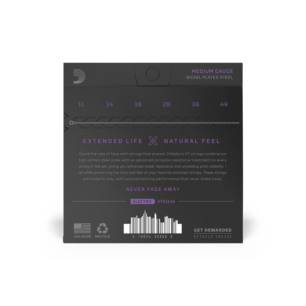 D'ADDARIO DAddario XTE 11-49 XT Lite สายกีตาร์ไฟฟ้า