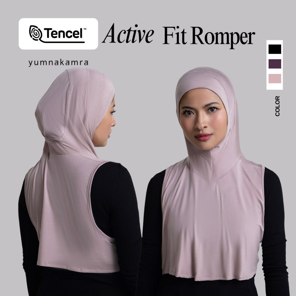 Active Romper Sport Hijab Micro-Modal TENCELTM Spandex