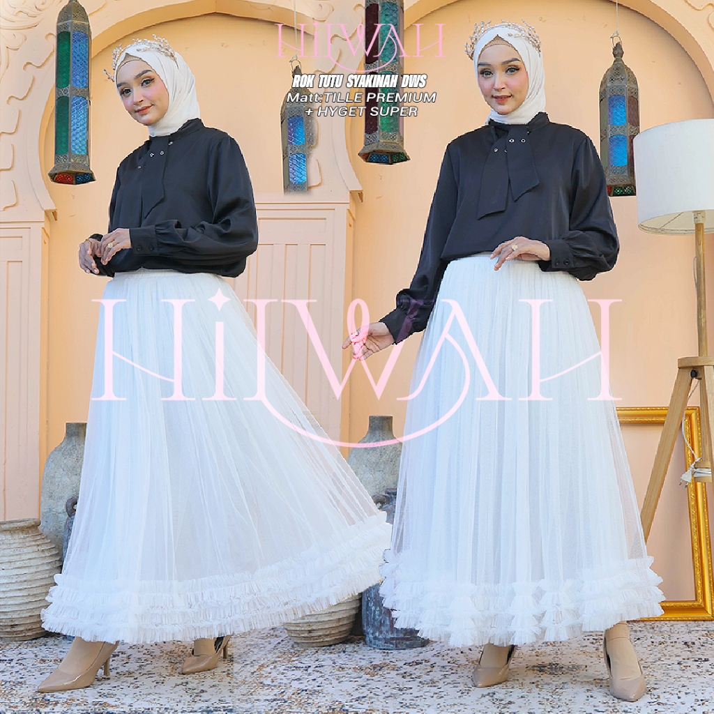 SYAKINAH THREE-LAYER TUTU SKIRT --THREE-FRIED TUTU SKIRT-- LONG TUTU SKIRT-PREMIUM SKIRT