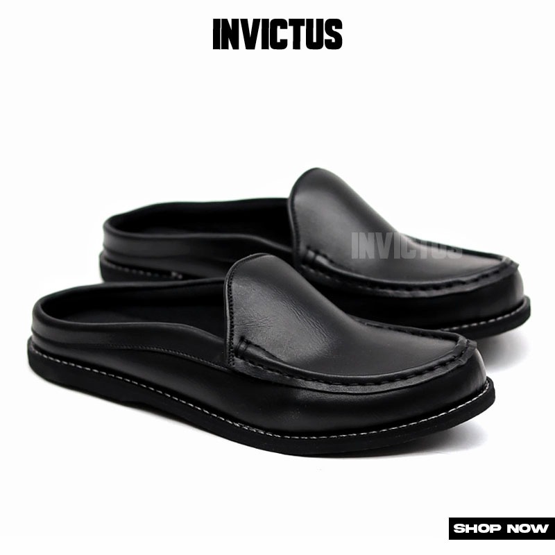 INICTUS NAZ - รองเท้าแตะ Bustong สําหรับผู้ชาย สีดํา ใส่สบาย รองเท้าแตะผู้ชายลําลอง