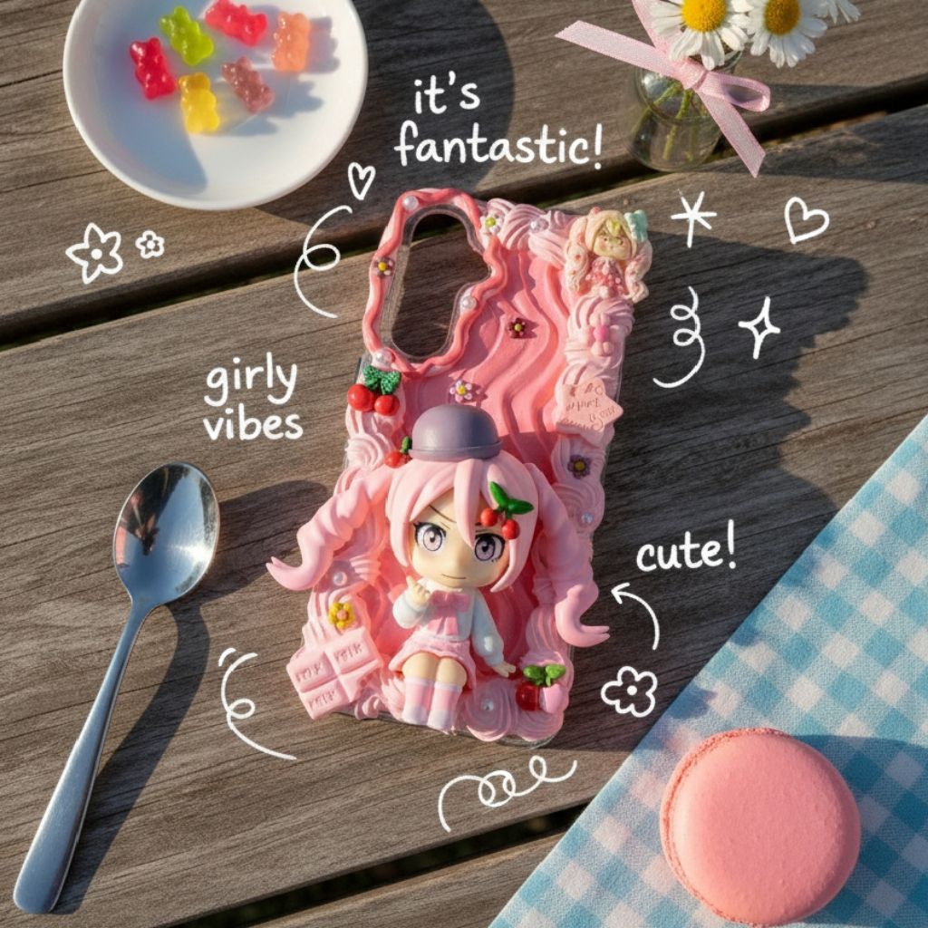HP (decobytos) PRE-ORDER Decoden Phone Case เคสฟิกเกอร์อนิเมะ