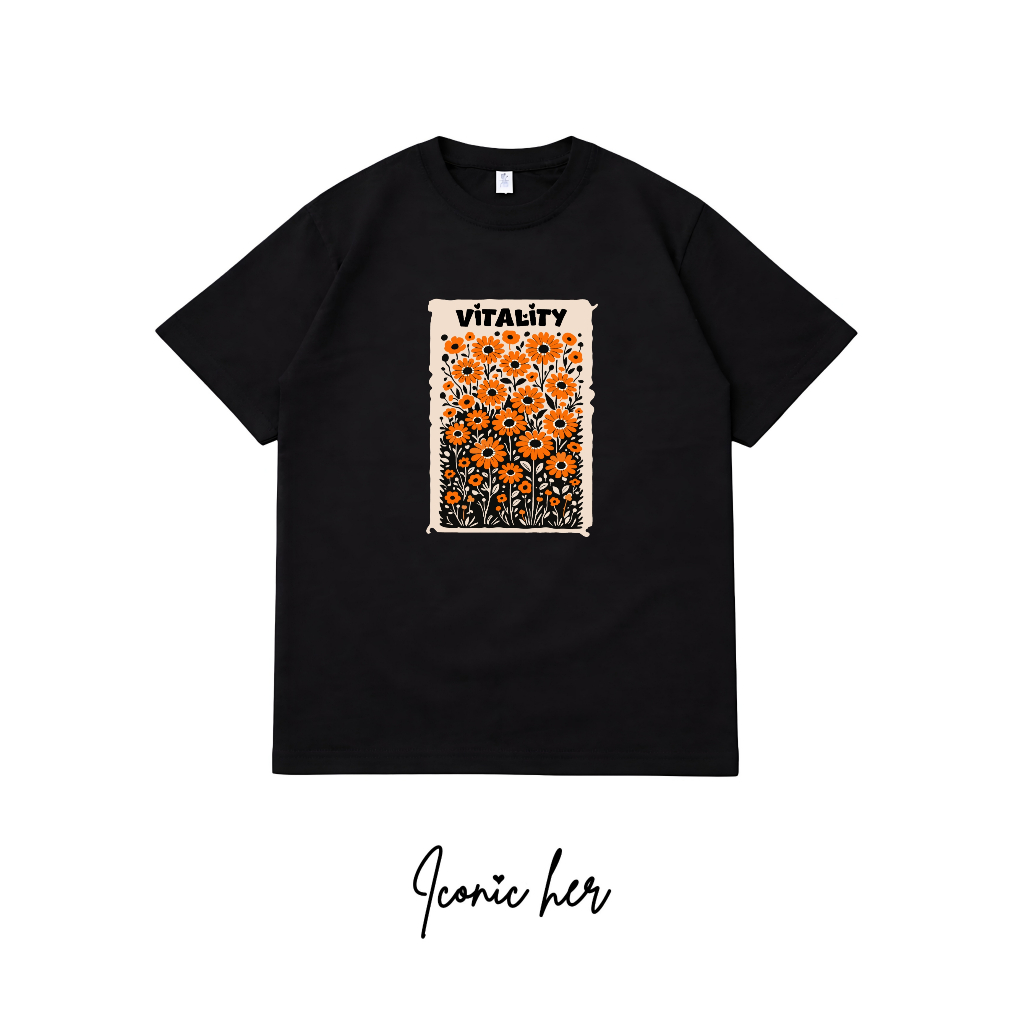 KATUN Iconic Her Womens Premium Cotton Vitality T-Shirt