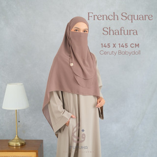 FUTUHA French Square Segi Empat Bandana Ceruty Babydoll Syari