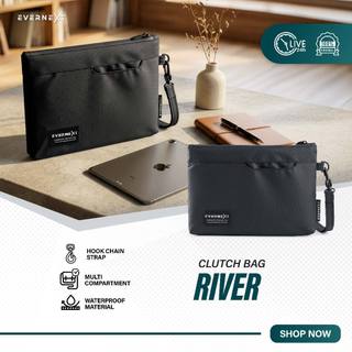 Evernext - Clutch Pria Anti Air Hand Bag River Waterproof Tas Tangan Pria Wanita Pouch Bag Pria Wanita