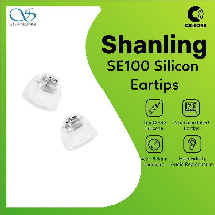 Shanling SE100 High Fidelity จุกหูฟังซิลิโคนสําหรับหูฟัง
