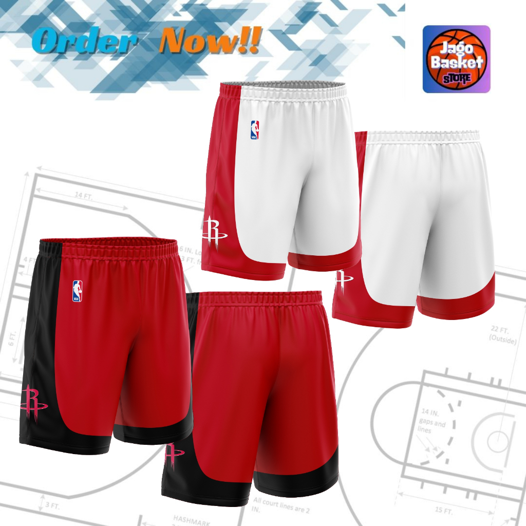 กางเกงบาสเก็ตบอล NBA houston Rockets - Kevin Durant