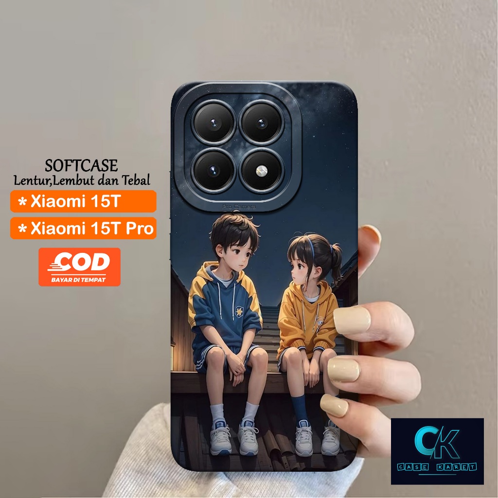 เคส Xiaomi 15T / Xiaomi 15T Pro - เคส COUPLE - เคส Softcase Candy Full Color 3D Silicone TPU