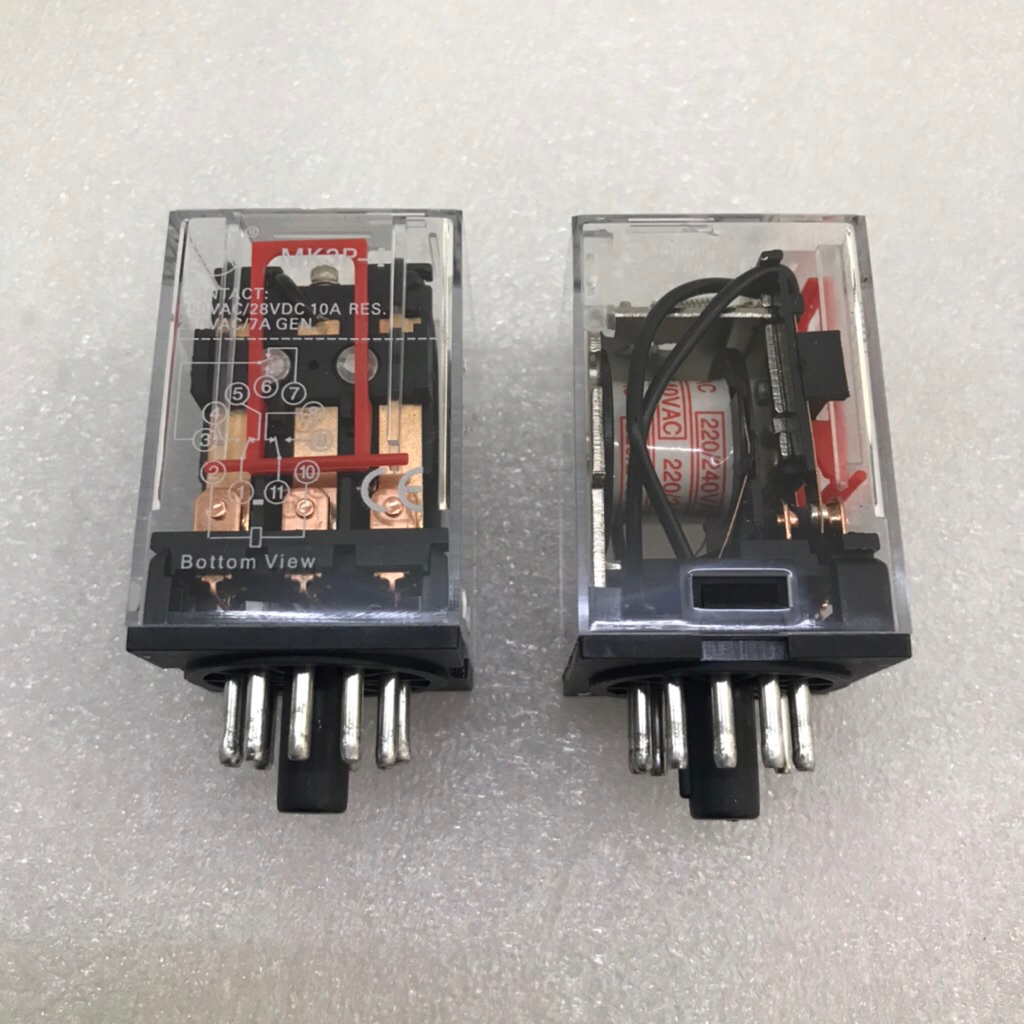 RELAY ZN MK3PI AC220V 11P RELAY MK3 220V AC TUMPUL LEGS/ซ็อกเก็ตกลม