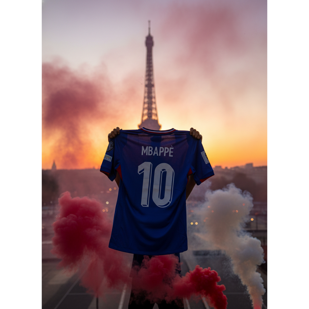 Kylian Mbappe France 2024 เสื้อยูโรเหย้า