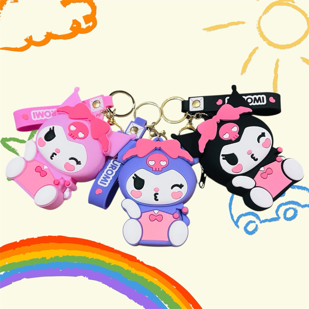 CUTE CHARACTER GEL RUBBER COIN WALLET/COIN WALLET