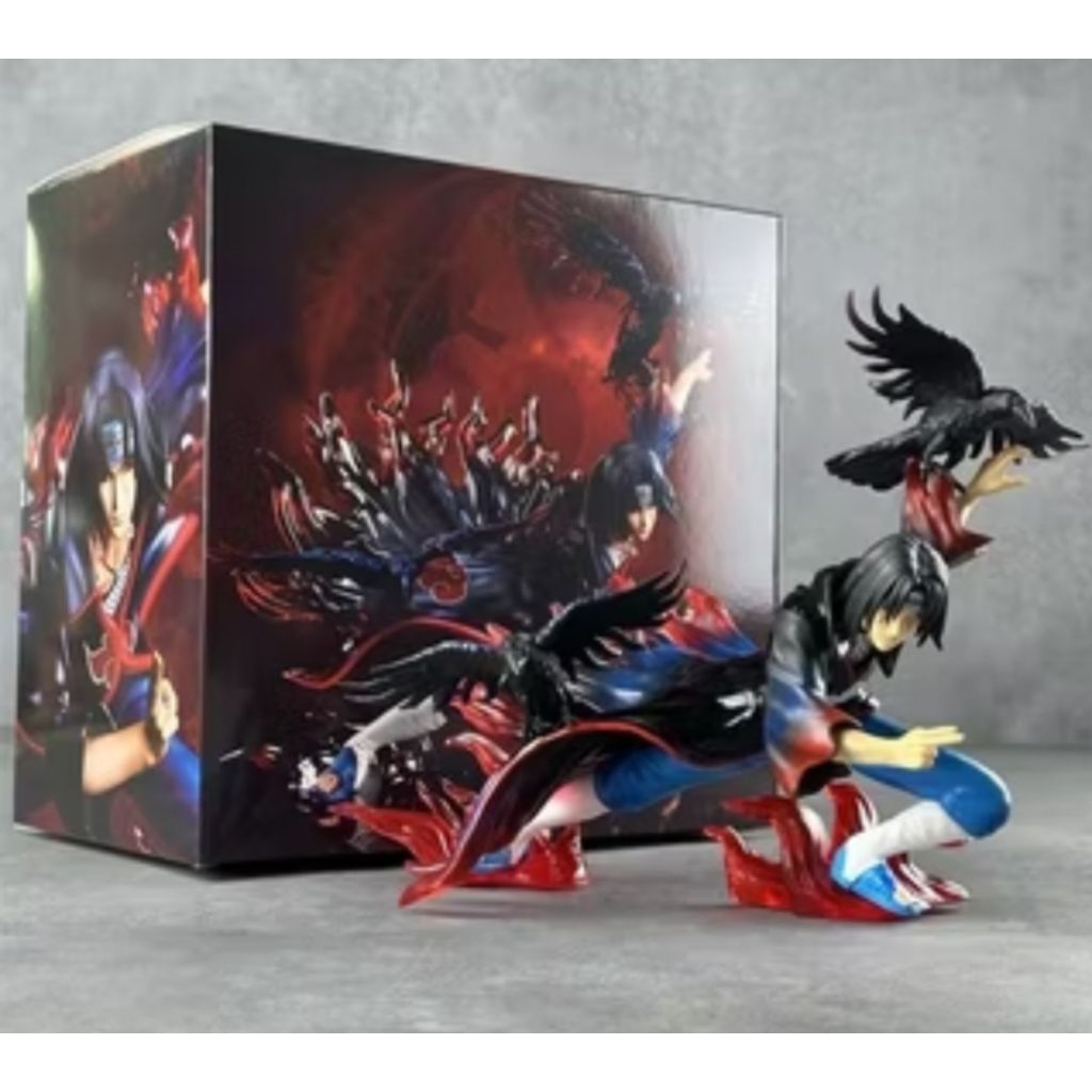 Action Figure Itachi plis gagak bird naruto display