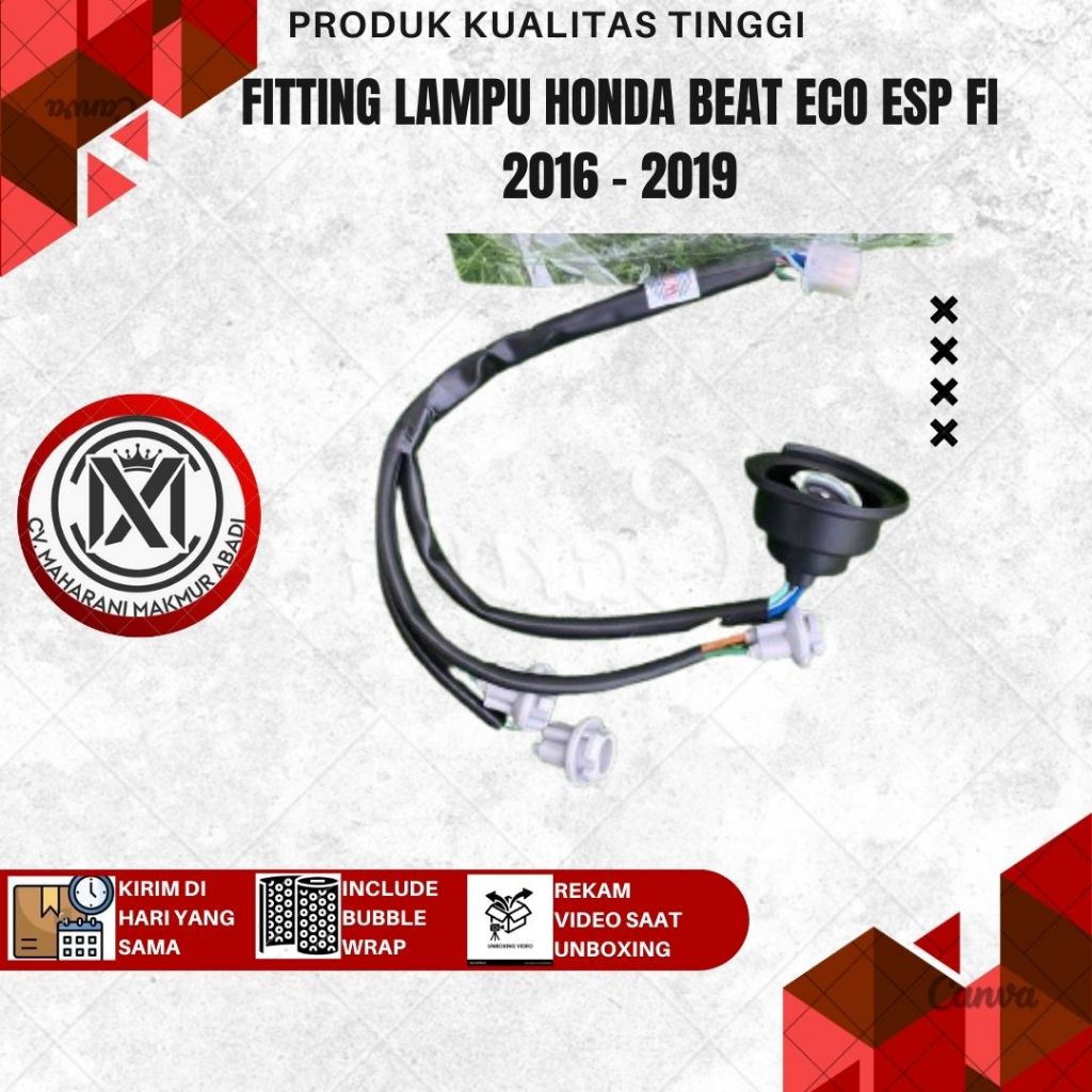 BEAT ใหม่ ECO ESP STREET K81 2016 2017 2018 2019 สาย HEADLAMP PNP - WIN