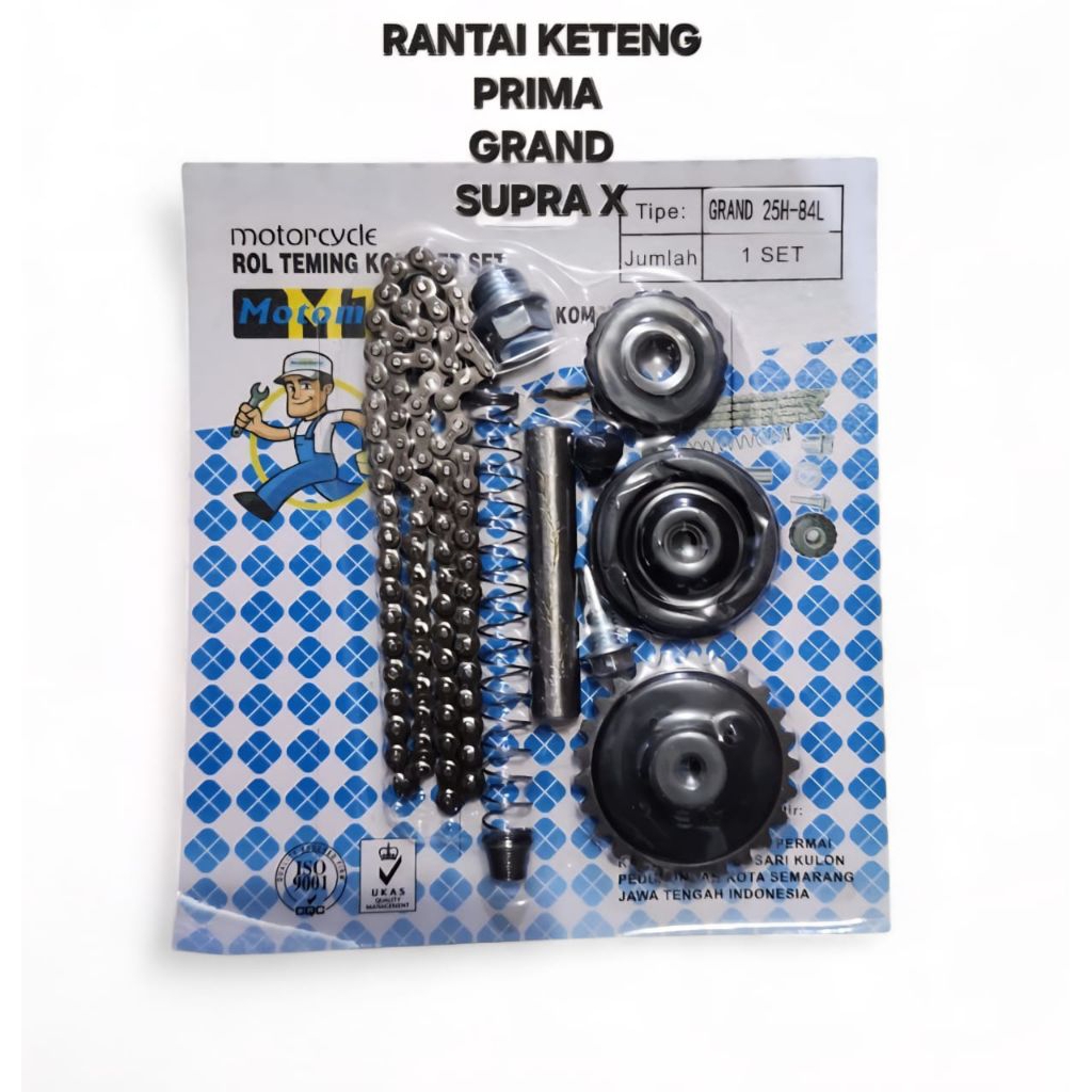 TIMING CHAIN CAMRAT TAIMING PLUS TENSIONER FLUTE PRIMA GRAND SUPRA X WIN 100 25H-84L