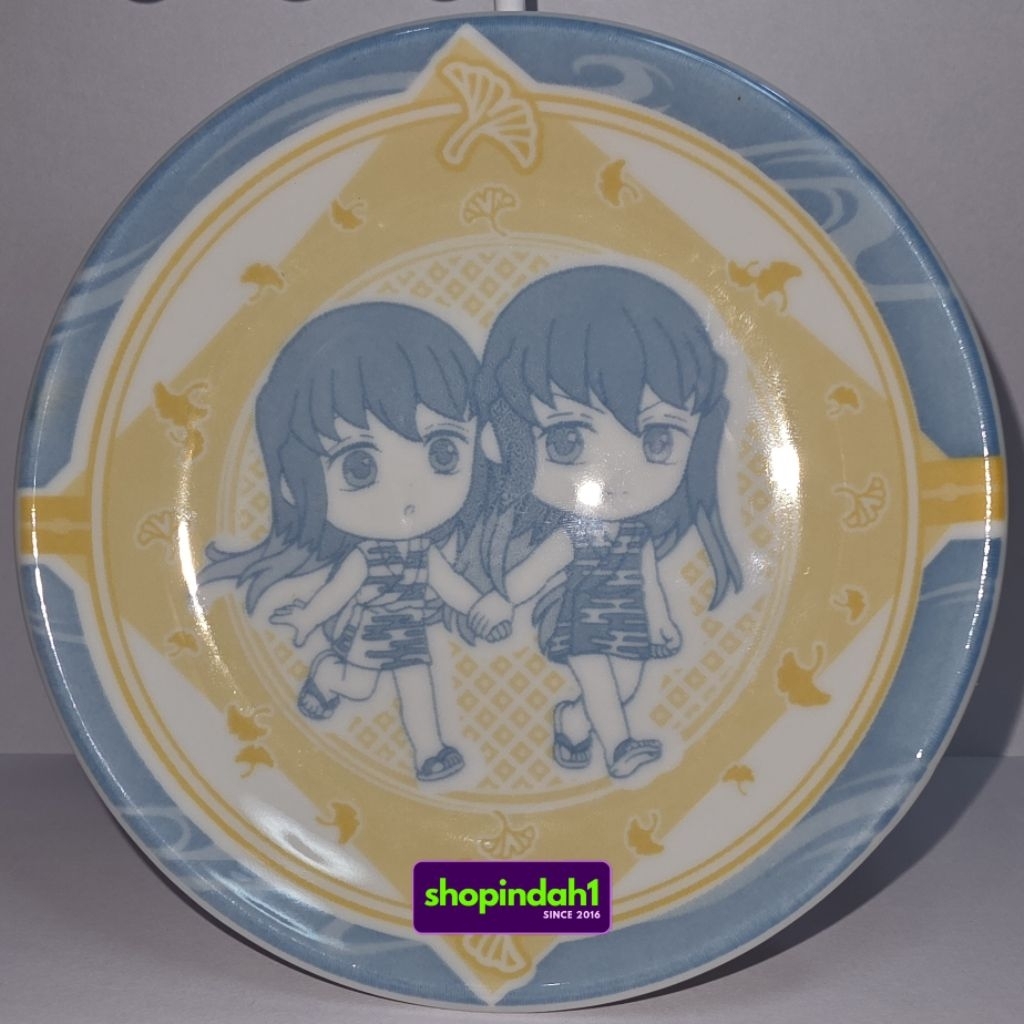 Ichiban Kuji Kimetsu no Yaiba Demon Slayer Attack Prize E จานเซรามิค: Tokito Yuichiro และ Muichiro (