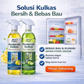 NEW CLEAN cairan  pembersih kulkas multifungsi  anti bakteri netto 250 ml