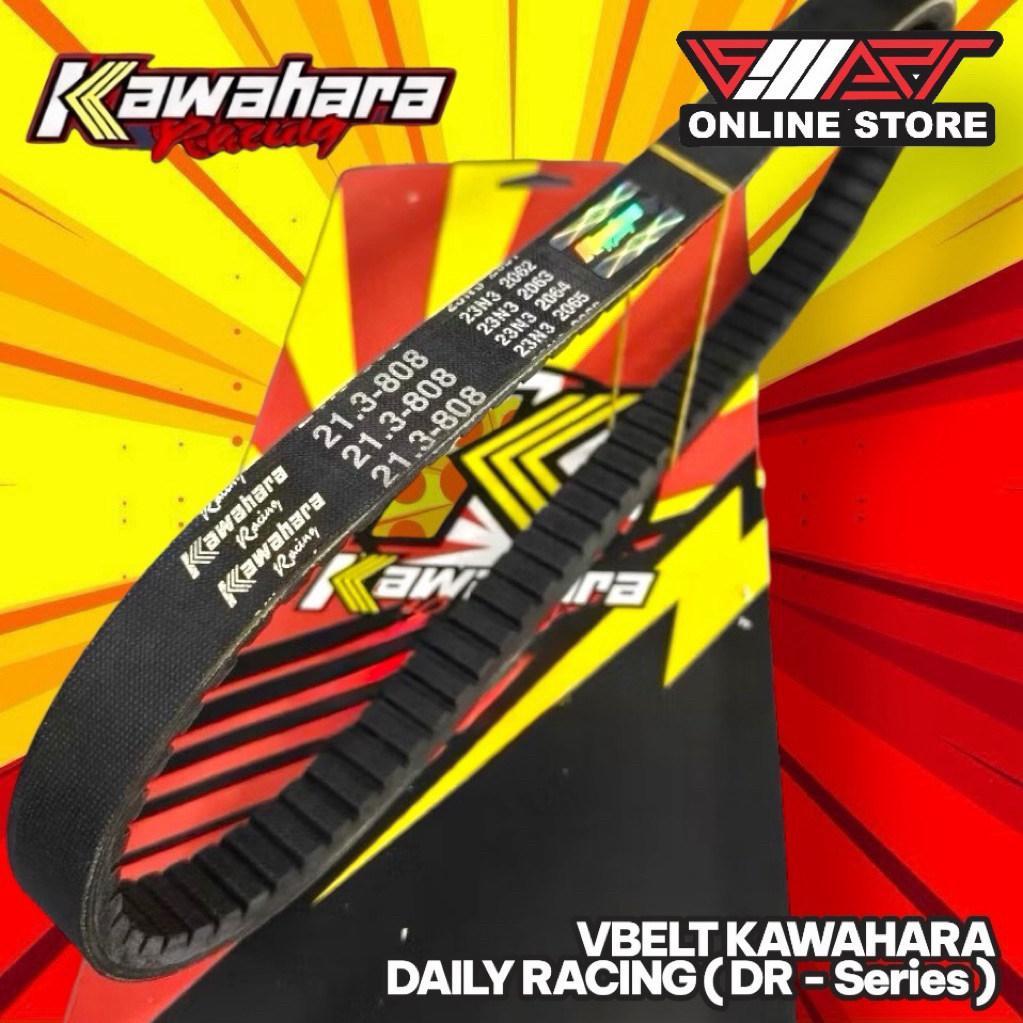 เข็มขัดแข่ง Kawahara Original DR Aerox Pnp Vbelt Vanbelt Fanbelt Daily Racing