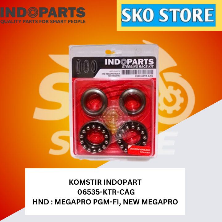 คอพวงมาลัยซิ่ง 06535-KTR-CAGINDOPART 06535-KTR-CAG INCL GREASE HND: MEGAPRO PGM-FI, ใหม่ MEGAPRO