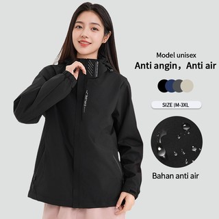 Jaket Outdoor Gorpcore Waterproof Anti Air & Anti Angin Bahan Poliester Climber Series