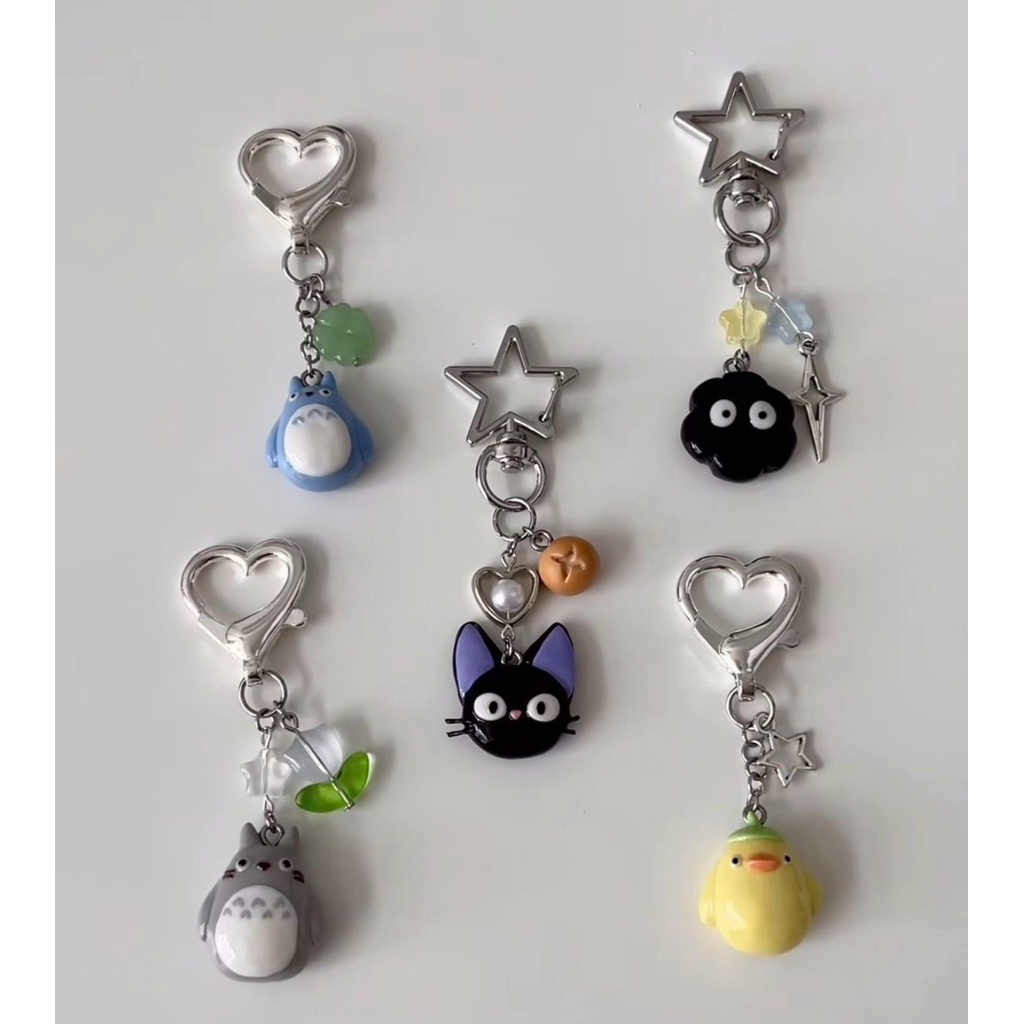 GANTUNGAN Ghibli Series KeyChain // ไม้แขวนเสื้อ Ghibli น่ารัก // Totoro