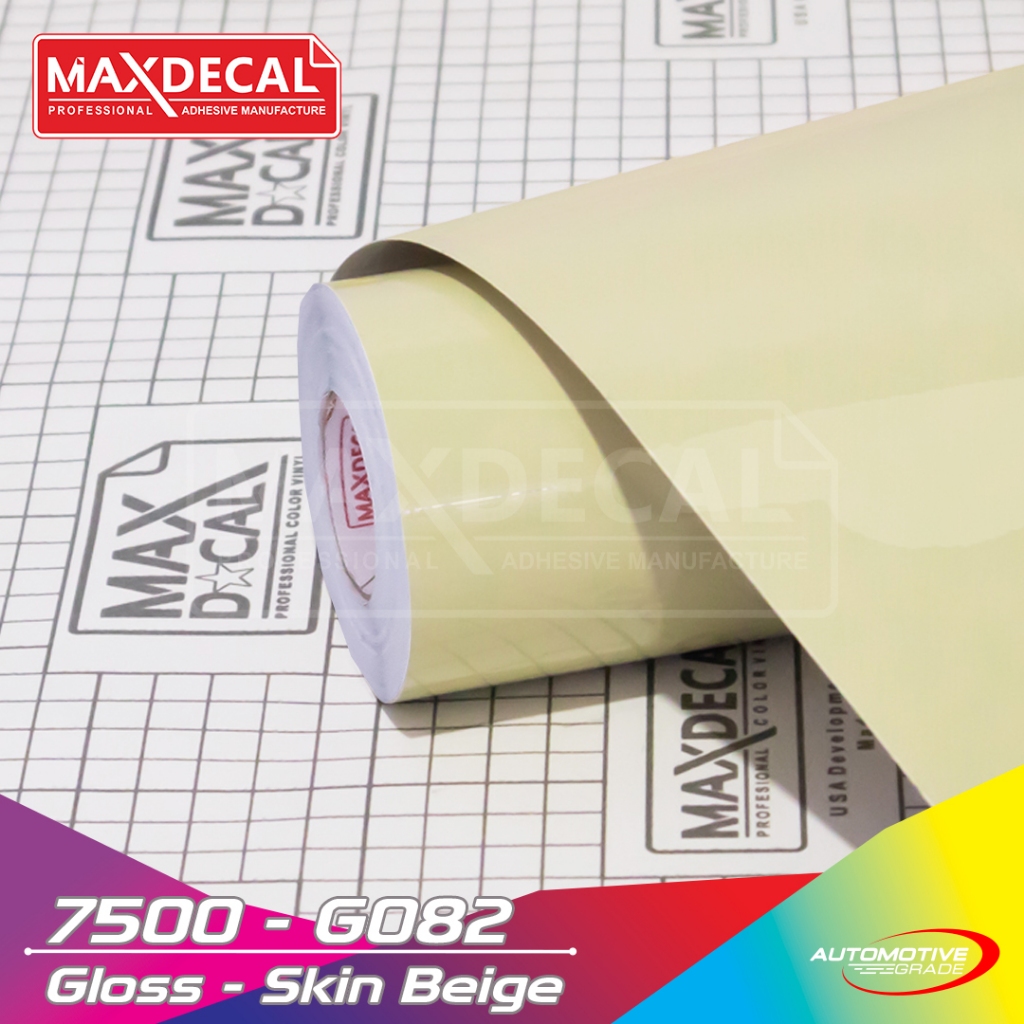 Maxdecal 7500 G 082 Glossy beige ต่อเมตร
