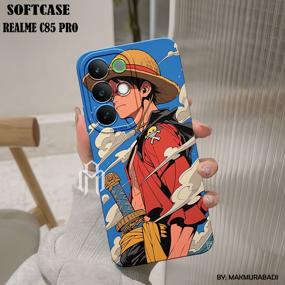 [MA25] เคสที่รองรับ Realme C85 PRO - 0ne Piece Motif - Realme C85 PRO - Realme Softcase - Tpu Silico