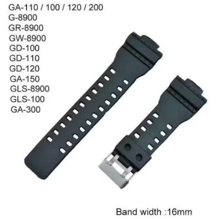 สายนาฬิกาแบบด้าน GA-100 GA-110 GA-120 GA-150 GA-200 GA-300 GA100 GA110 GA120 GA150 GA200 GA300