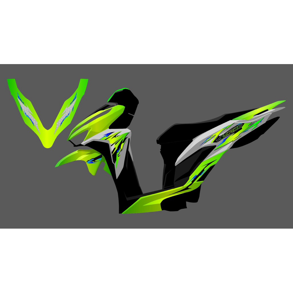 สติ๊กเกอร์แถบเต็นท์ VARIO 125/150 LED NEW GEN1 สไตล์ VIETAM V4