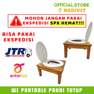 WC Duduk Portable Praktis Toilet Duduk Homemade
