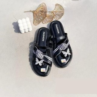 Sandal Wanita Korea Kekinian Anti Slip/Sandal Korea Kupu Premium