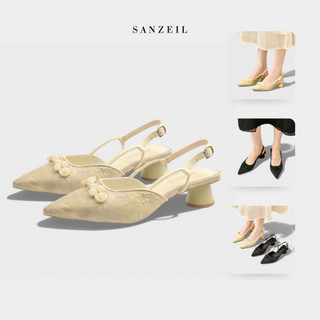 SANZEIL Da Hye Heels Cheongsam 4cm Wanita 4588 Size 35-41