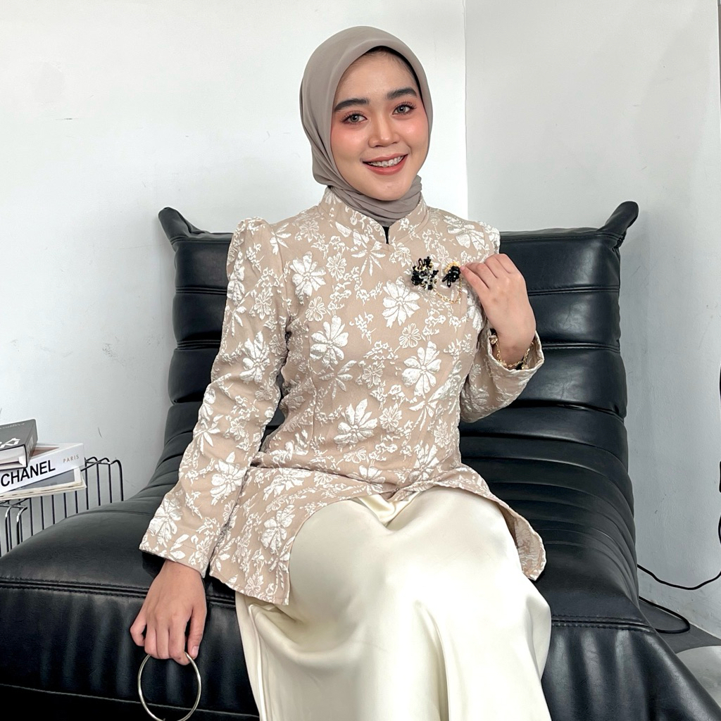 Jifat - premium janggan kebaya janggan kebaya - kebaya แบบดั้งเดิม - kebaya แขนยาว - งานหมั้น kebaya