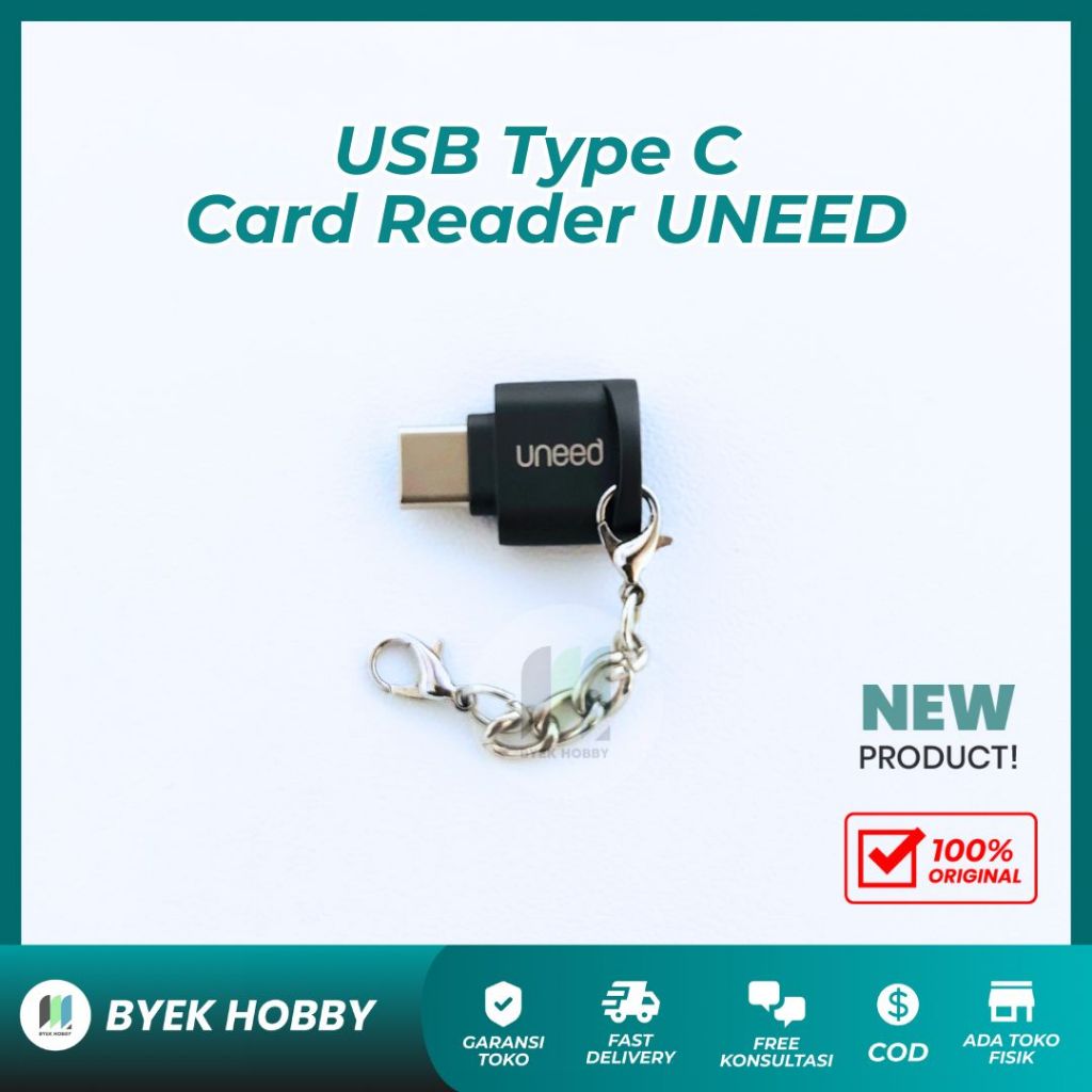 เครื่องอ่านการ์ด USB Type C UNEED ต้นฉบับ