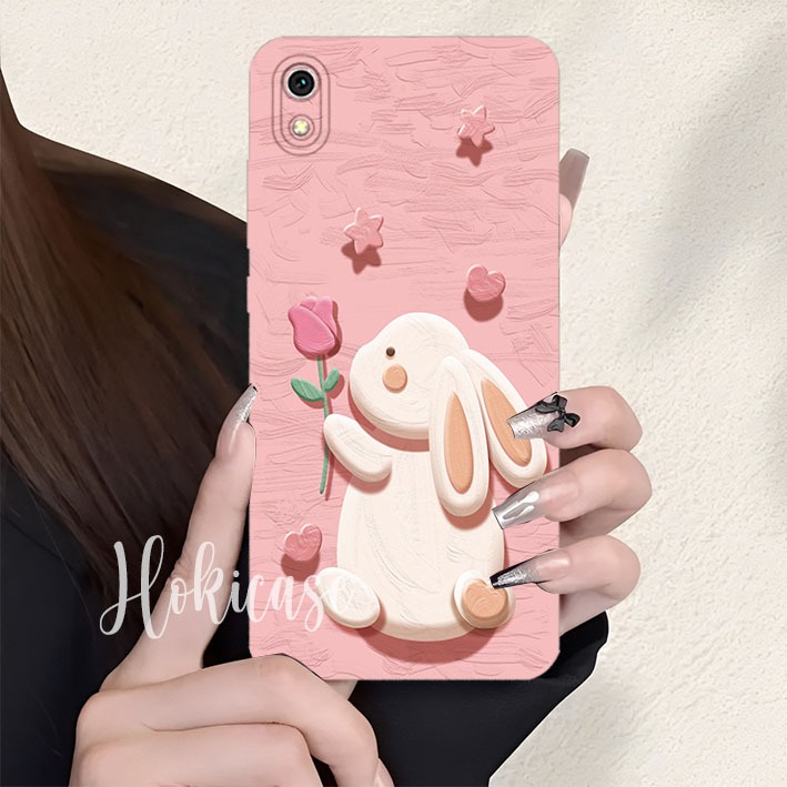 HP Xiaomi Redmi 7A - 6A - 5A - 4A - 4x cute Rabbit Motif Phone Protector TPU Bumper Mobile Phone Pro
