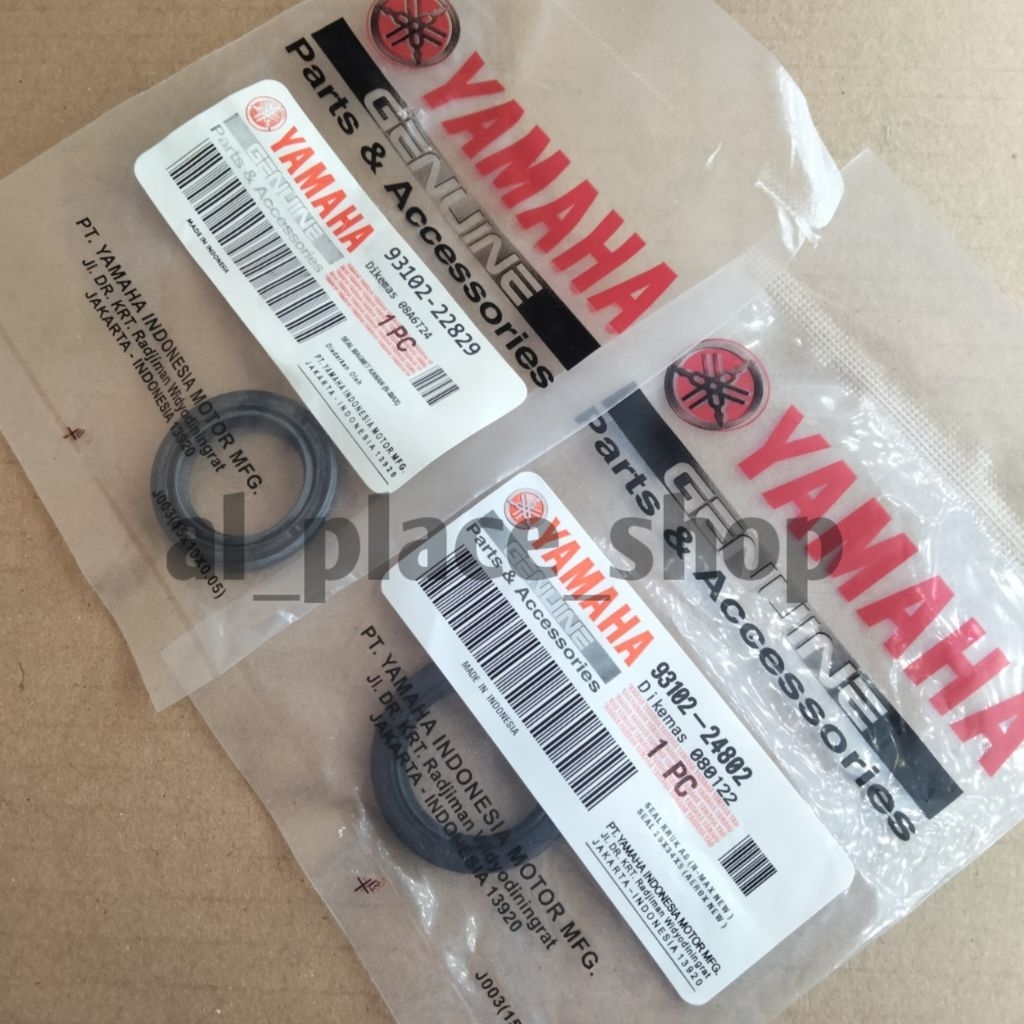 ซีลเพลาข้อเหวี่ยงซ้าย + ซีล megnet ขวา nmax new aerox 155