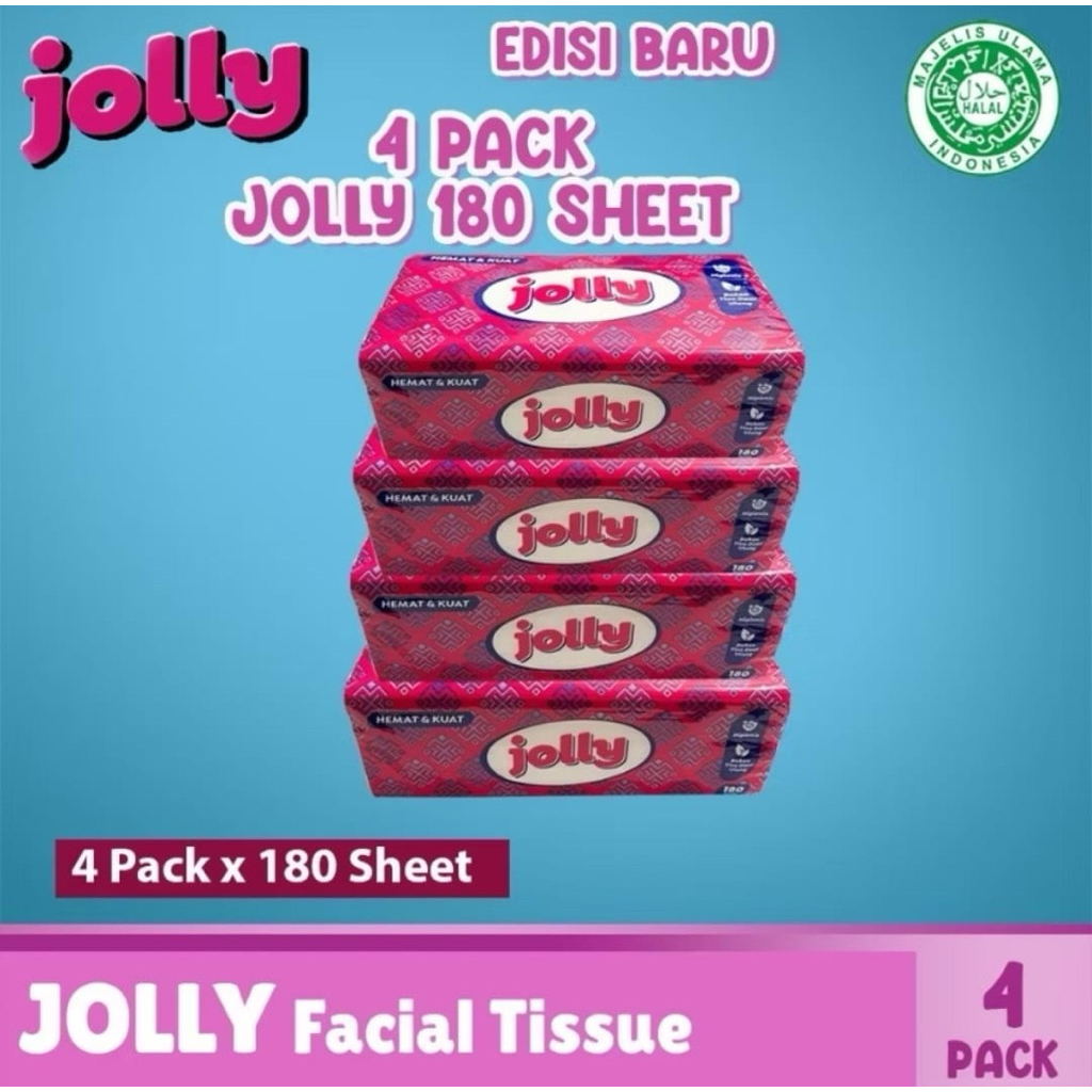 ทิชชู่ Jolly 200/jolly 180 แผ่น ทิชชู่ใหญ่ Jolly